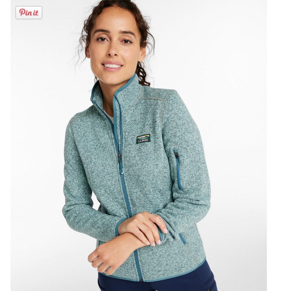 L.L. Bean Light Blue Fleece Jacket
